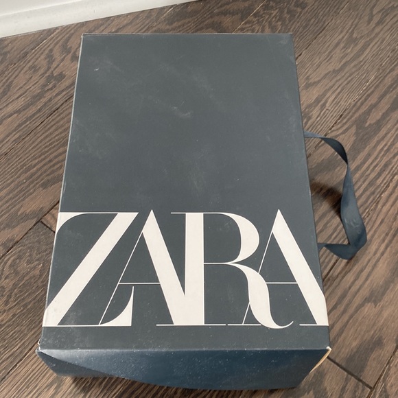 Zara padded leather heeled sandals (Brand new) - Picture 6 of 7